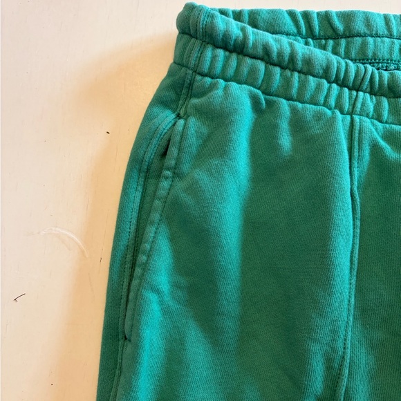 Aerie Offline Green Sweatpants Wide Leg Size Large - Picture 3 of 4